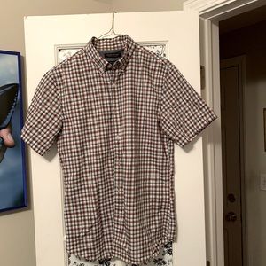 Banana Republic Grant Fit short sleeve button down